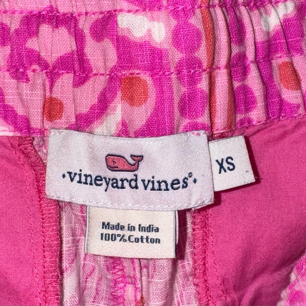 Vineyard Vines Pink and Orange Patterned Pants - Picture 4 of 4